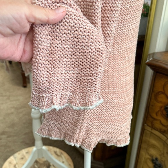 Kimchi Blue Blush Pink Ruffled Cardigan - Picture 6 of 11